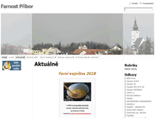 Tablet Screenshot of farnostpribor.cz